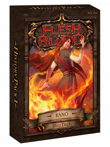 Kartenspiel Flesh and Blood TCG: History Pack 1 - Kano Blitz Deck (ENGLISCHE VERSION)