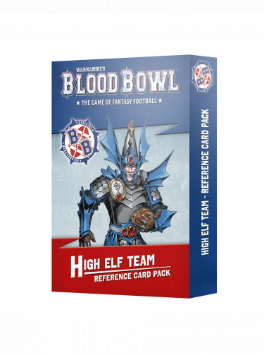 Brettspiel Blood Bowl - High Elf Team - Reference Card Pack