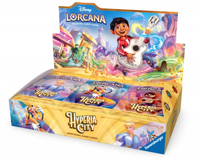Kartenspiel Lorcana: Hyperia City Booster Box (24 Booster) - Disney