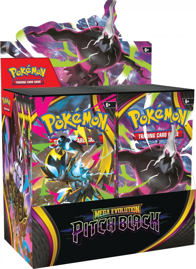 Kartenspiel Pokémon TCG: Mega Evolution - Pitch Black Booster Box (36 Booster) (ENGLISCHE VERSION) - TCG Sammelkartenspiel