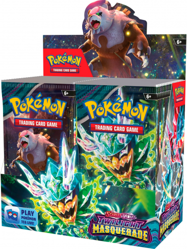 Kartenspiel Pokémon TCG: Scarlet & Violet Twilight Masquerade - Booster Box (36 Booster) (ENGLISCHE VERSION)