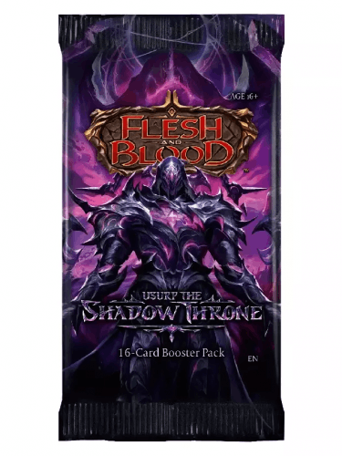 Kartenspiel Flesh and Blood TCG: Usurp the Shadow Throne - Booster (16 Karten) (ENGLISCHE VERSION)