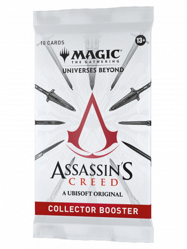 Kartenspiel Magic: The Gathering Universes Beyond - Assassin's Creed - Collector Booster (10 Karten) (ENGLISCHE VERSION)