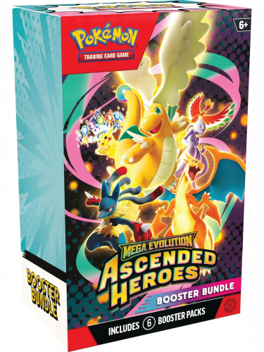 Kartenspiel Pokémon TCG: Mega Evolution - Ascended Heroes Booster Bundle (6 Booster) (ENGLISCHE VERSION)