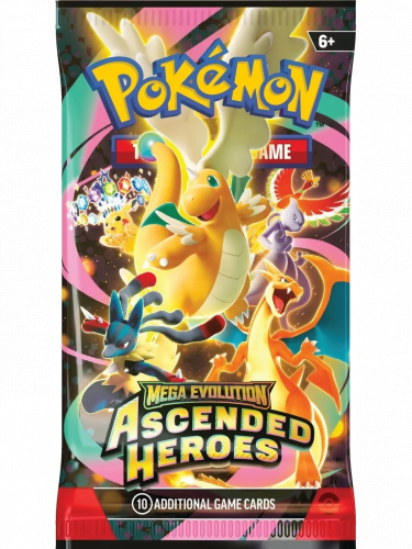 Kartenspiel Pokémon TCG: Mega Evolution - Ascended Heroes Booster (10 Karten) (ENGLISCHE VERSION)