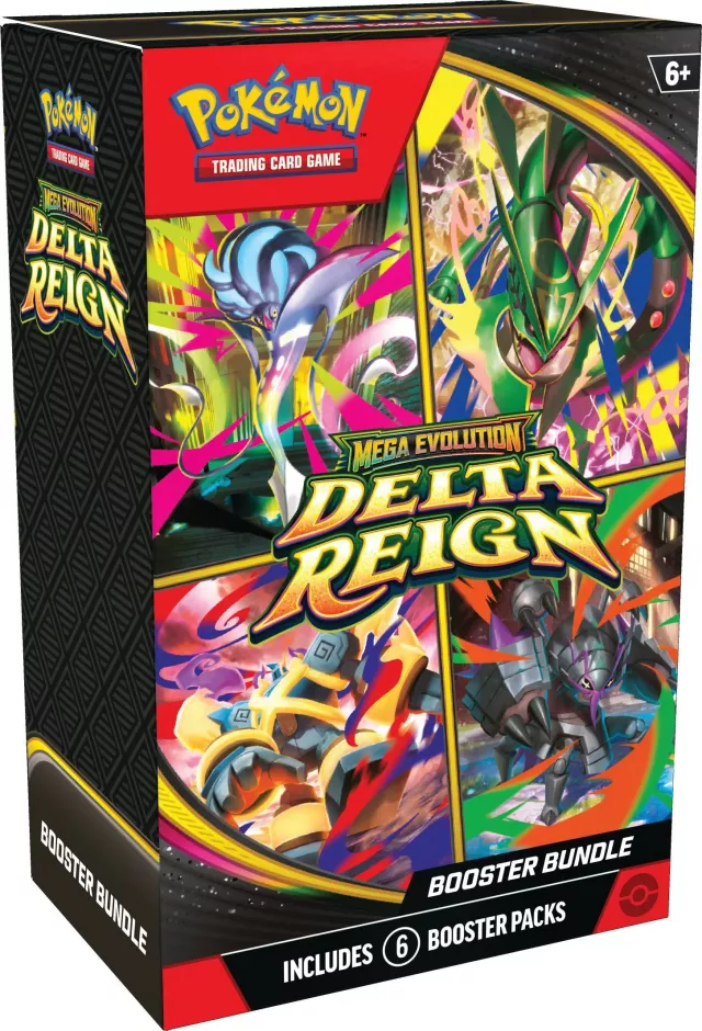Kartenspiel Pokémon TCG: Mega Evolution - Delta Reign - Booster Bundle (6 Booster) (ENGLISCHE VERSION) - TCG Sammelkartenspiel