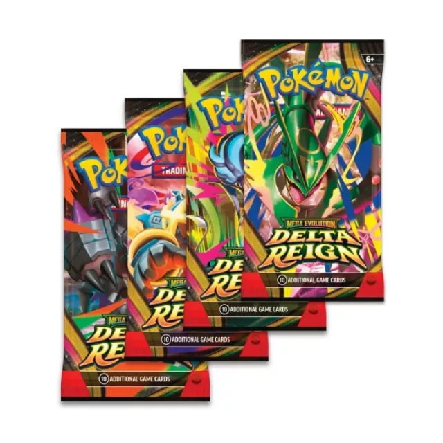 Kartenspiel Pokémon TCG: Mega Evolution - Delta Reign - Booster (10 Karten) (ENGLISCHE VERSION) - TCG Sammelkartenspiel