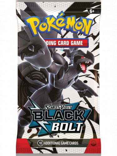 Kartenspiel Pokémon TCG: Scarlet & Violet - Black Bolt Booster (10 Karten) (ENGLISCHE VERSION)