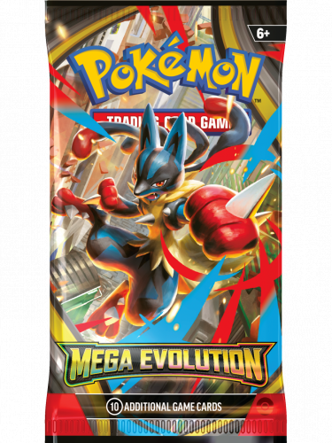 Kartenspiel Pokémon TCG: Mega Evolution Booster (10 Karten) (ENGLISCHE VERSION)