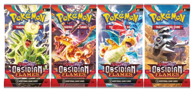 Kartenspiel Pokémon TCG: Scarlet & Violet - Obsidian Flames Booster (10 Karten)