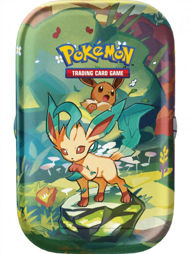 Kartenspiel Pokémon TCG: Scarlet & Violet Prismatic Evolutions - Mini Tin: Leafeon (ENGLISCHE VERSION)