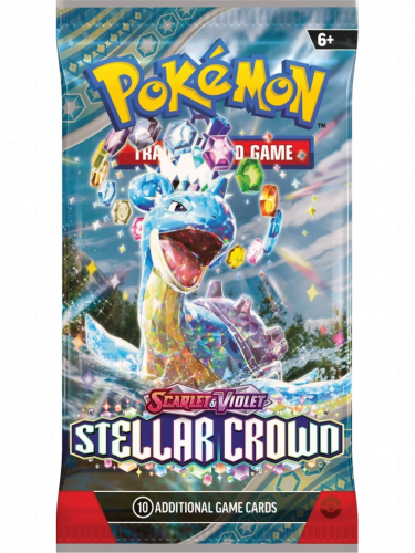 Kartenspiel Pokémon TCG: Scarlet & Violet Stellar Crown - Booster (10 karet) (ENGLISCHE VERSION)