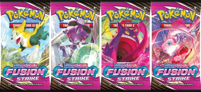 Kartenspiel Pokemon TCG: Sword & Shield Fusion Strike - Booster (10 Karten)