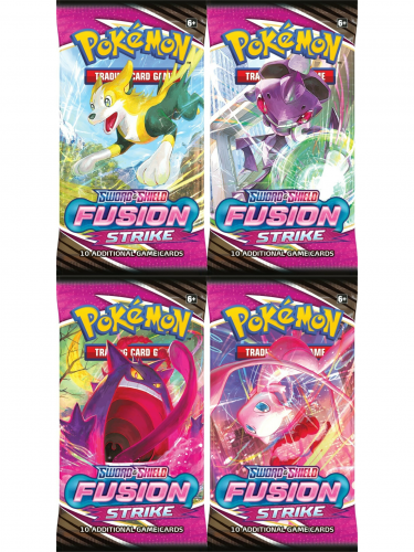 Kartenspiel Pokemon TCG: Sword & Shield Fusion Strike - booster (10 Karten) (ENGLISCHE VERSION)