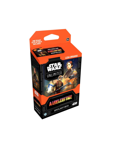Kartenspiel Star Wars: Unlimited - A Lawless Time Spotlight Deck (Leia Organa)