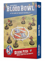 Brettspiel Blood Bowl - Sevens Pitch: Double Sided Pitch & Dugouts