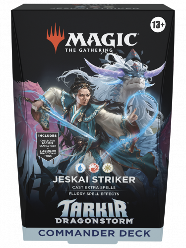 Kartenspiel Magic: The Gathering Tarkir: Dragonstorm - Jeskai Striker Commander Deck (ENGLISCHE VERSION)