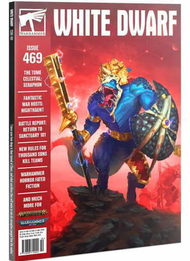 Magazin White Dwarf 2021/10 (Issue 469) + Hintergrund für Fotografie
