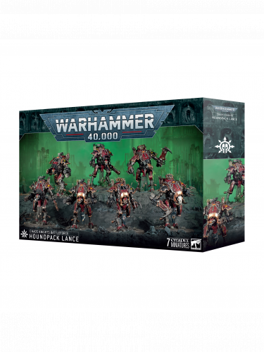 W40k: Chaos Knights: Houndpack Lance (7 Figuren)