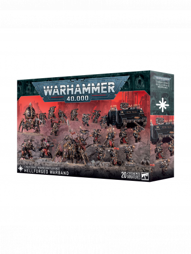 W40k: Battleforce: Chaos Space Marines - Hellforged Warband (20 Figuren)