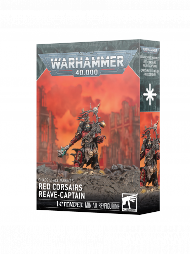 W40k: Chaos Space Marine - Red Corsairs Reave-Captain (1 Figur)
