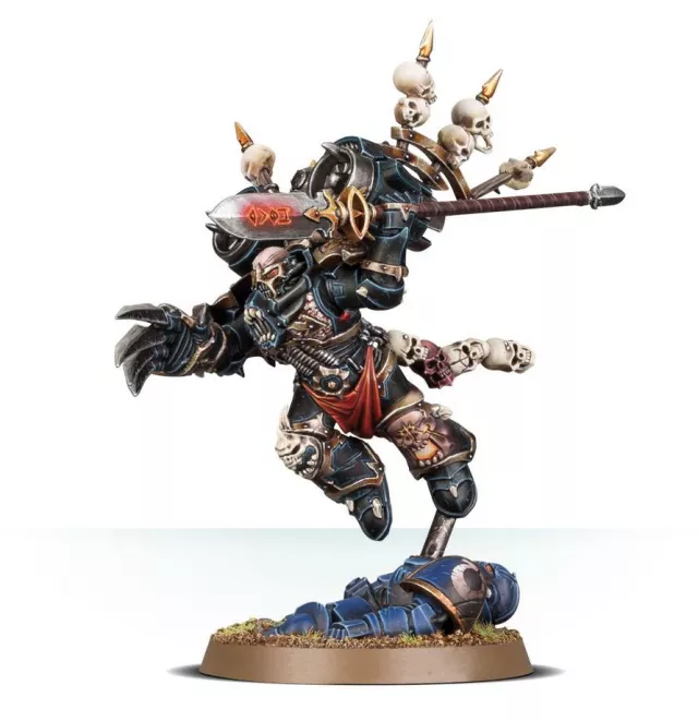 W40k: Chaos Space Marines - Haarken Worldclaimer, Herald of the Apocalypse (1 Figur) - Warhammer