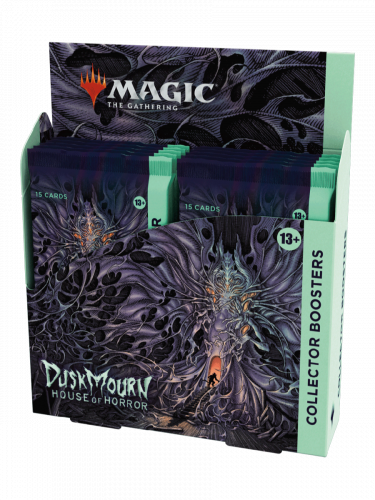 Kartenspiel Magic: The Gathering Duskmourn: Haus des Grauens - Sammler Booster Box (12 Booster)