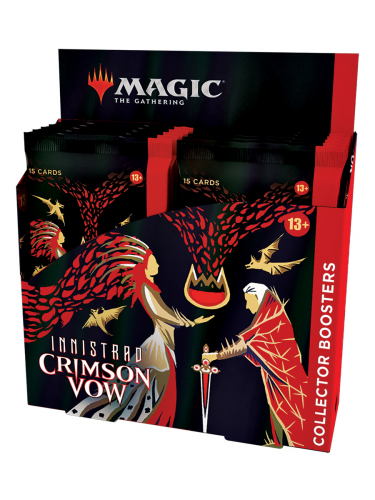 Kartenspiel Magic: The Gathering Innistrad: Crimson Vow - Collector Booster Box (12 Boosterpackungen) (ENGLISCHE VERSION)