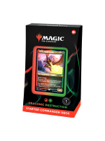 Kartenspiel Magic: The Gathering 2022 - Draconic Destruction (Starter Commander Deck) (ENGLISCHE VERSION)