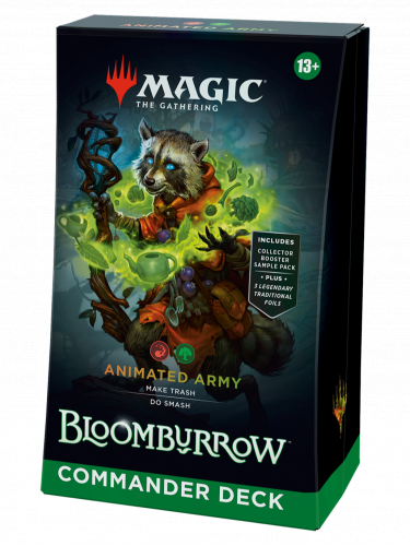 Kartenspiel Magic: The Gathering Bloomburrow - Animiertes Armee Kommandant Deck (ENGLISCHE VERSION)