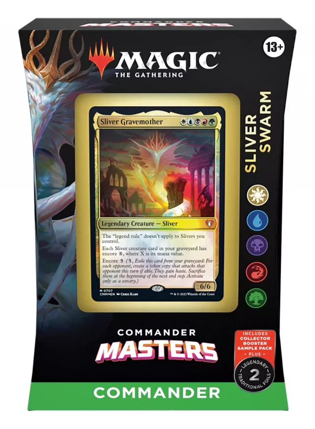 Kartenspiel Magic: The Gathering Commander Masters - Sliver Swarm (Commander Deck)