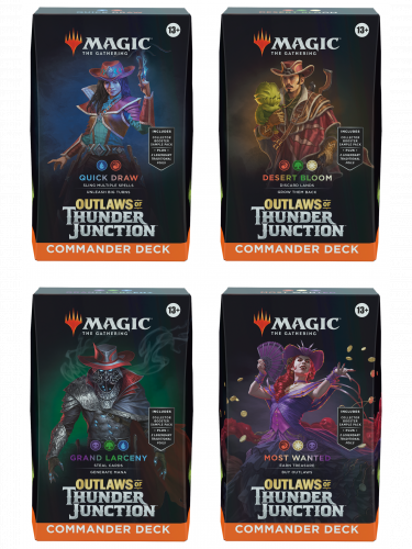 Kartenspiel Magic: The Gathering Outlaws of Thunder Junction - Commander Deck Set (ENGLISCHE VERSION)