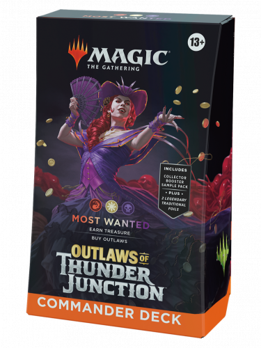 Kartenspiel Magic: The Gathering Outlaws of Thunder Junction - Most Wanted Commander Deck (ENGLISCHE VERSION)