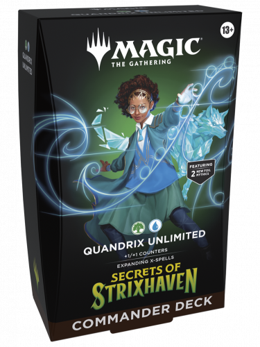 Kartenspiel Magic: The Gathering Secrets of Strixhaven - Quandrix Unlimited Commander Deck