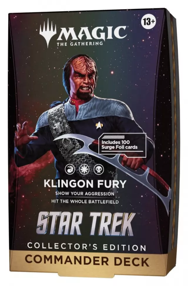 Kartenspiel Magic: The Gathering - Star Trek - Klingon Fury Collector's edition Commander Deck - Magic The Gathering