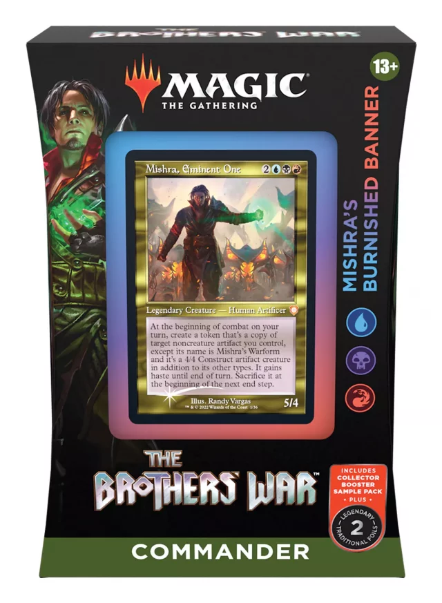 Kartenspiel Magic: The Gathering The Brothers War - Mishras poliertes Banner (Commander Deck)