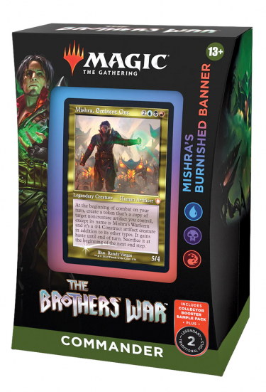 Kartenspiel Magic: The Gathering The Brothers War - Mishras Burnished Banner (Kommandantendeck) (ENGLISCHE VERSION)
