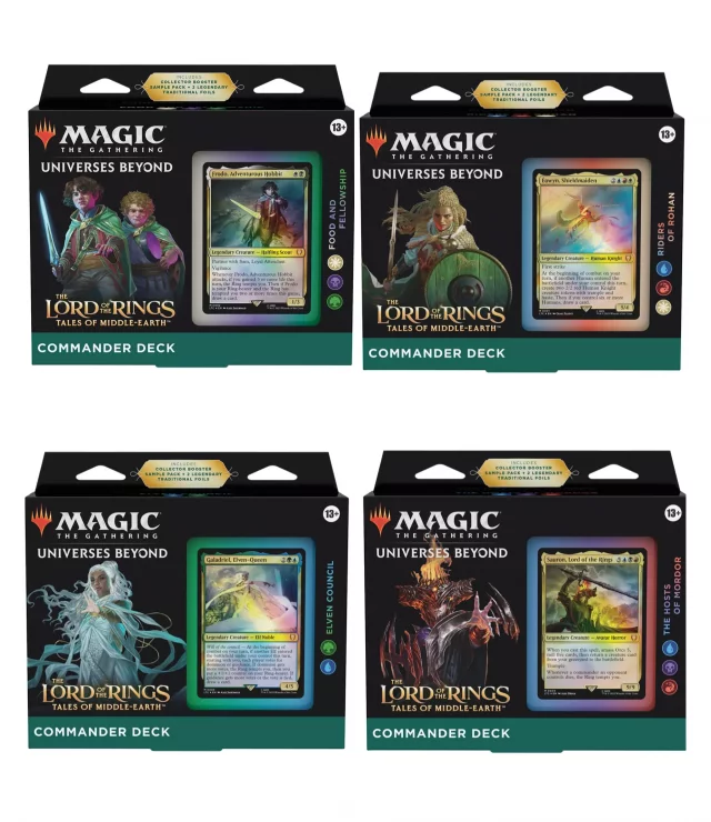 Kartenspiel Magic: The Gathering Universes Beyond - LotR: Tales of the Middle Earth Commander Deck Set