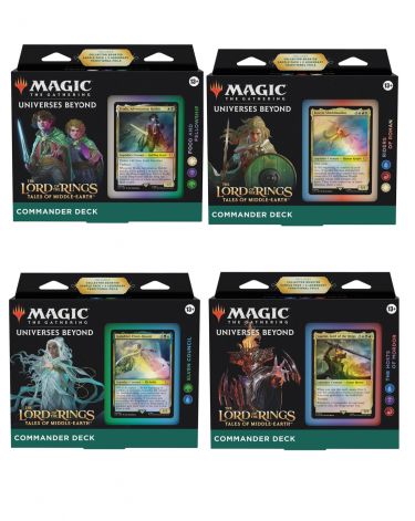 Kartenspiel Magic: The Gathering Universes Beyond - LotR: Tales of Middle Earth (Geschichten des Mittelerdes) Commander Deck Set (ENGLISCHE VERSION)