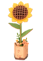 Baukasten - Sonnenblume (Holzbausteine)