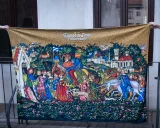 Tapestry Kingdom Come: Deliverance II - Illumination Welscher Hof (Bild auf Textil)