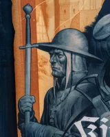 Tapestry Kingdom Come: Deliverance II - Keyart João Ruas (Textilbild)