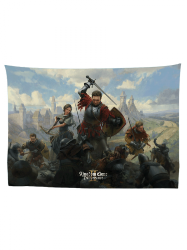 Wandteppich Kingdom Come: Deliverance II - Keyart (Bild auf Textil)