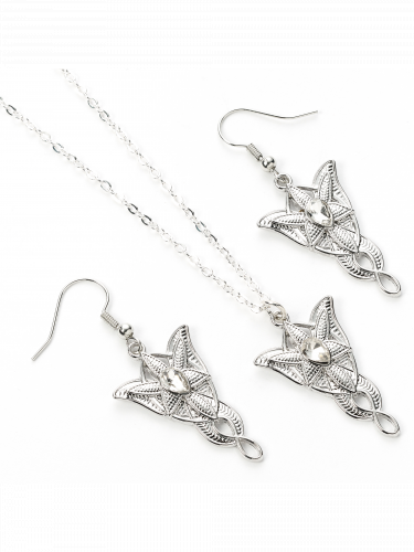Geschenkset Harry Potter - Arwen Evenstar (Anhänger, Ohrringe)