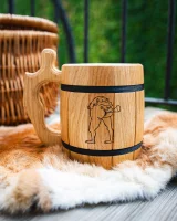 Krug Kingdom Come: Deliverance II - Zum Loch (aus Holz)