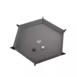 Dice Tray Gamegenic - Magnetic - Hexagonal Black/Gray - Würfel und Zubehör