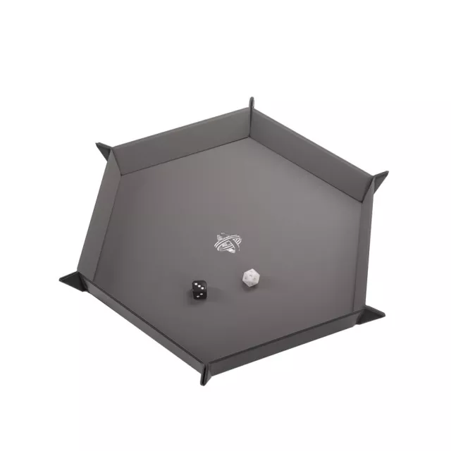 Dice Tray Gamegenic - Magnetic - Hexagonal Black/Gray - Würfel und Zubehör