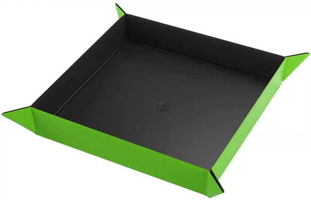 Dice Tray Gamegenic - Magnetic - Square Black/Green - Würfel und Zubehör