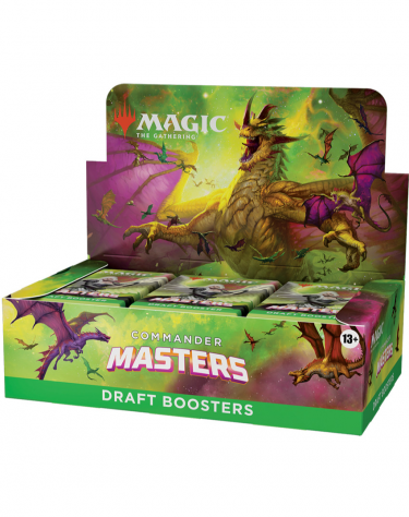 Kartenspiel Magic: The Gathering Commander Masters - Draft Booster Box (24 Booster) (ENGLISCHE VERSION)