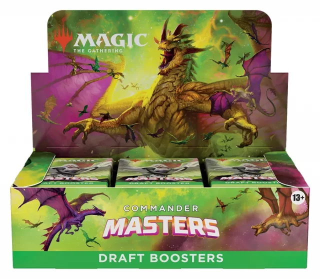 Kartenspiel Magic: The Gathering Commander Masters - Draft Booster Box (24 Booster)